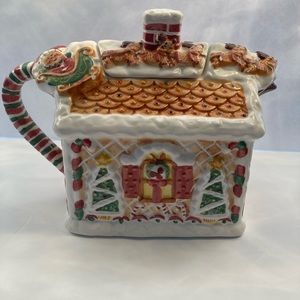 Hand painted Gingerbread Cookie Jar